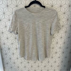 Lululemon Love Tee Spacedye White Gray